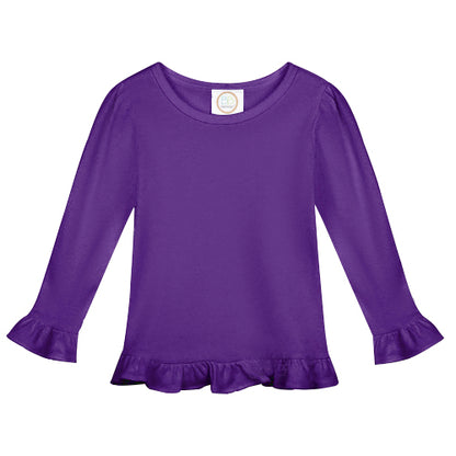 Long Sleeve Ruffle Tshirt