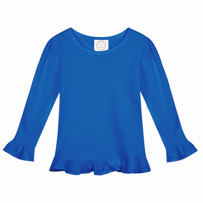 Long Sleeve Ruffle Tshirt