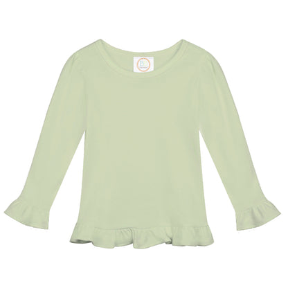 Long Sleeve Ruffle Tshirt