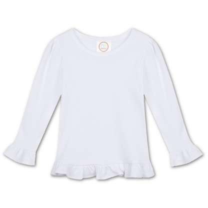 Long Sleeve Ruffle Tshirt