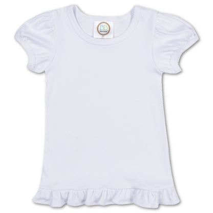 Puff Sleeve Ruffle Shirt